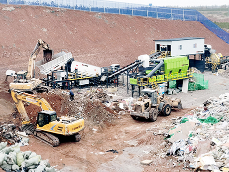 就地转化·变废为宝 流动赋能·绿色共生——移动建筑垃圾分拣生产线，解锁城市固废资源化新路径