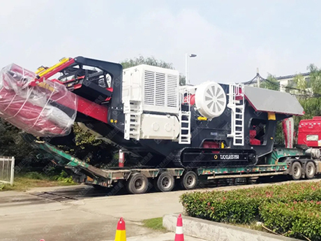 TJC 系列履带颚式移动破碎车发货现场｜灵活破碎助力多领域工程作业