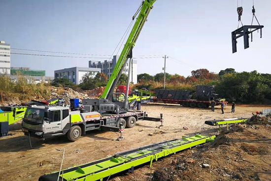 郑州鼎盛整套移动式破碎站在厦门安装调试，用于厦门市建筑垃圾资源化利用