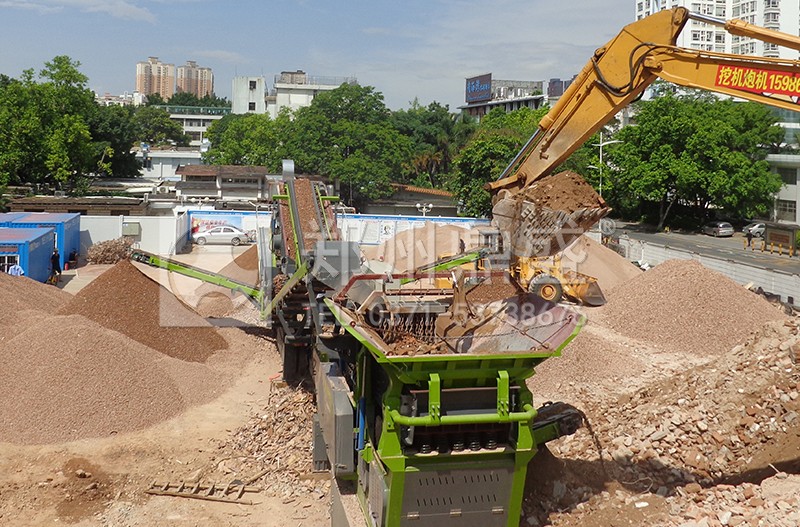 移动式建筑垃圾处理设备