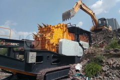 郑州鼎盛建筑垃圾处理设备在西南地区使用案例