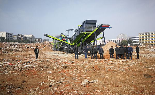 建筑垃圾专用移动式破碎站