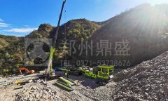 服务北京基建项目，郑州鼎盛年产120万吨移动式固废生产线安装完毕